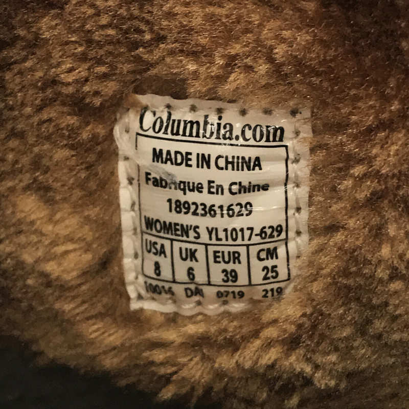 Columbia / コロンビア BEARFOOT MOUNTAIN WATERPROOF ウイメンズ ベアフット マウンテン ウォータープルーフ ムートン ブーツ YL1017-629