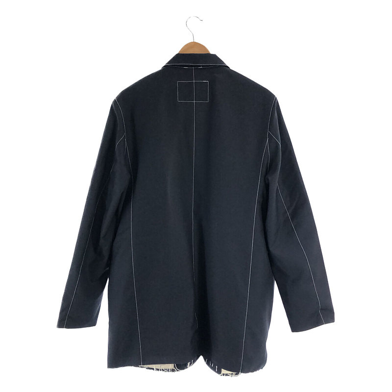 CAMIEL FORTGENS / カミエル フォートへンス SUIT JACKET CONTRAST ウール ギャバジン ステッチ ワーク スーツ ジャケット