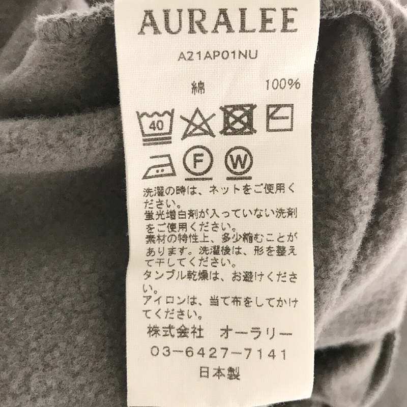 AURALEE / オーラリー ELASTIC HIGH GAUGE SWEAT P/O ハイゲージ スウェット トレーナー