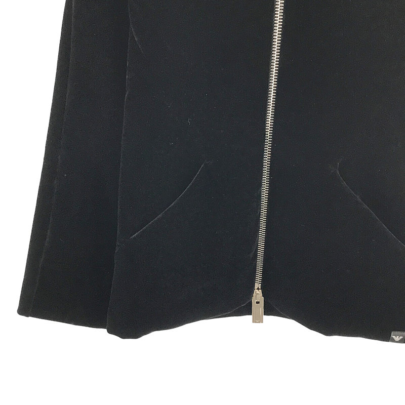 EMPORIO ARMANI / エンポリオアルマーニ ベロア ジップアップ パーカー ブルゾン