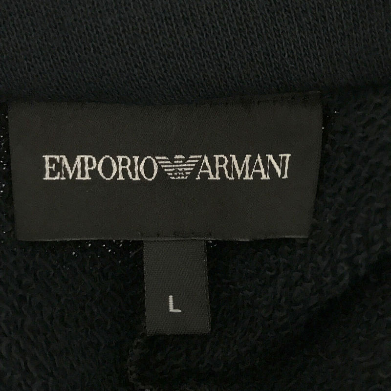 ベロア ジップアップ パーカー ブルゾンEMPORIO ARMANI / エンポリオアルマーニ