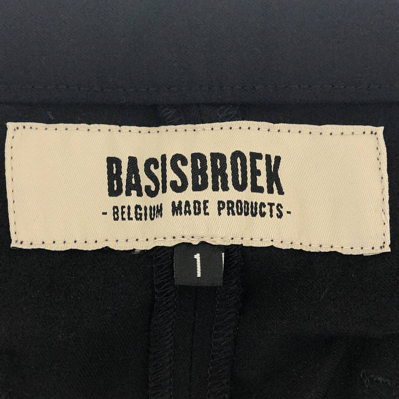 Basisbroek / バージスブルック ドローコード タック テーラード スラックス パンツ