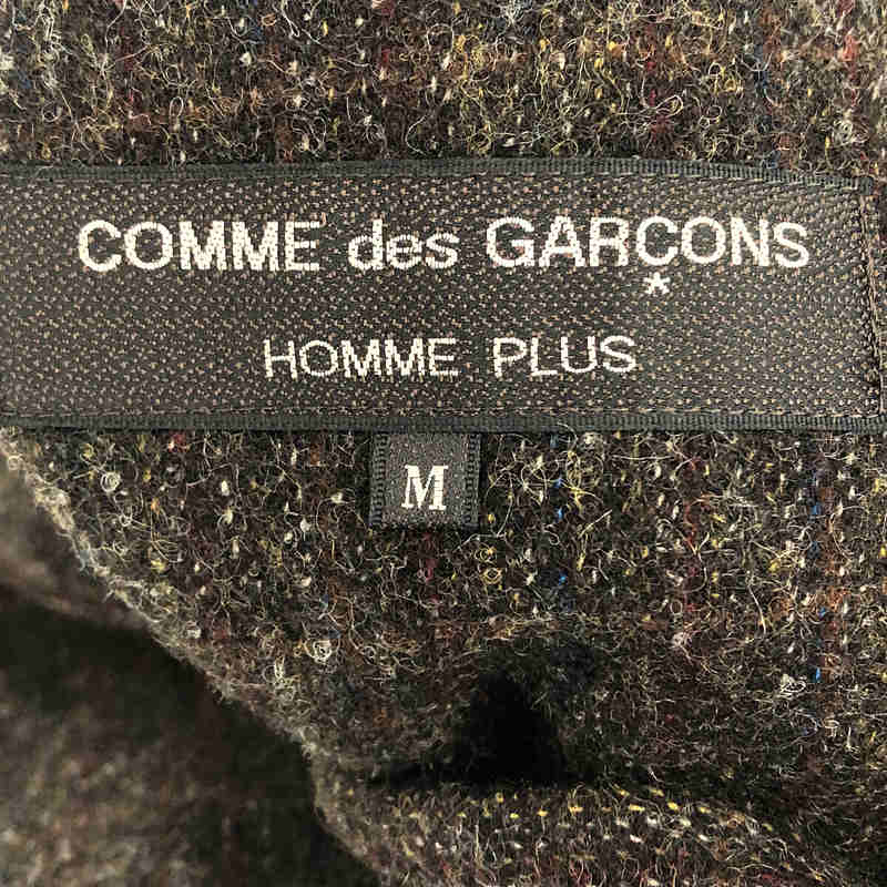 COMME des GARCONS HOMME PLUS / コムデギャルソンオムプリュス ウール インサイドアウト サイド ツイード ジャケット