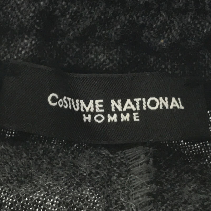 CoSTUME NATIONAL / コスチュームナショナル HOMME イタリア製 ウール ポリエステル センタークリース イージー パンツ