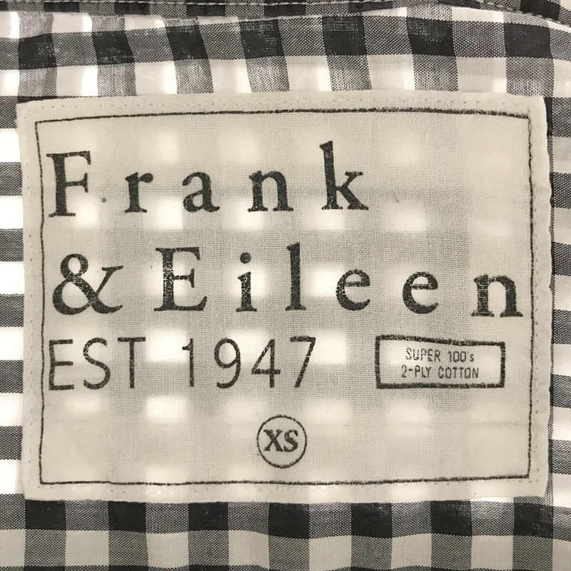 Frank&Eileen / フランクアンドアイリーン BARRY コットンギンガムチェックスキッパーシャツ