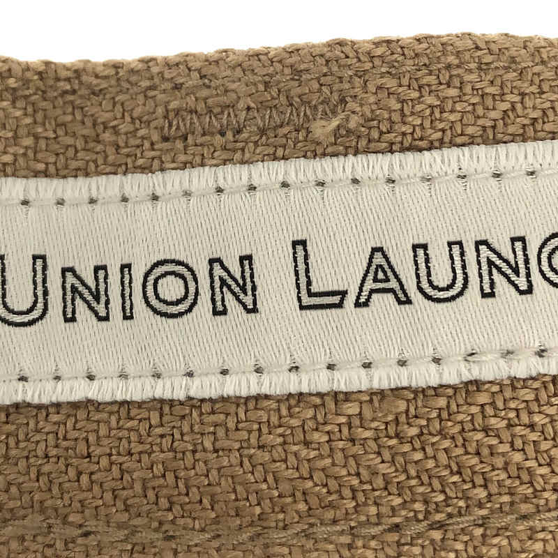 UNION LAUNCH / ユニオンランチ リネン フレアスカート