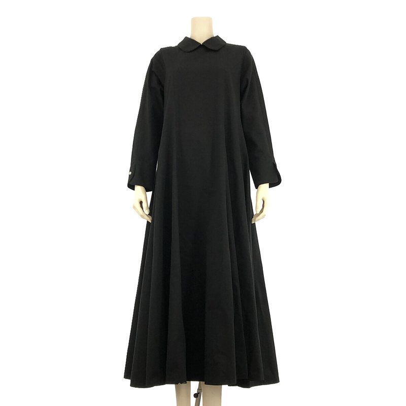 THE DRESS #34】round collar flare dress （ラウンドカラーフレ