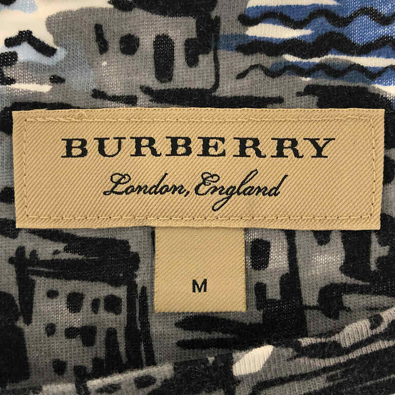 BURBERRY LONDON / バーバリーロンドン コットン グラフィック プリント 総柄 Tシャツ