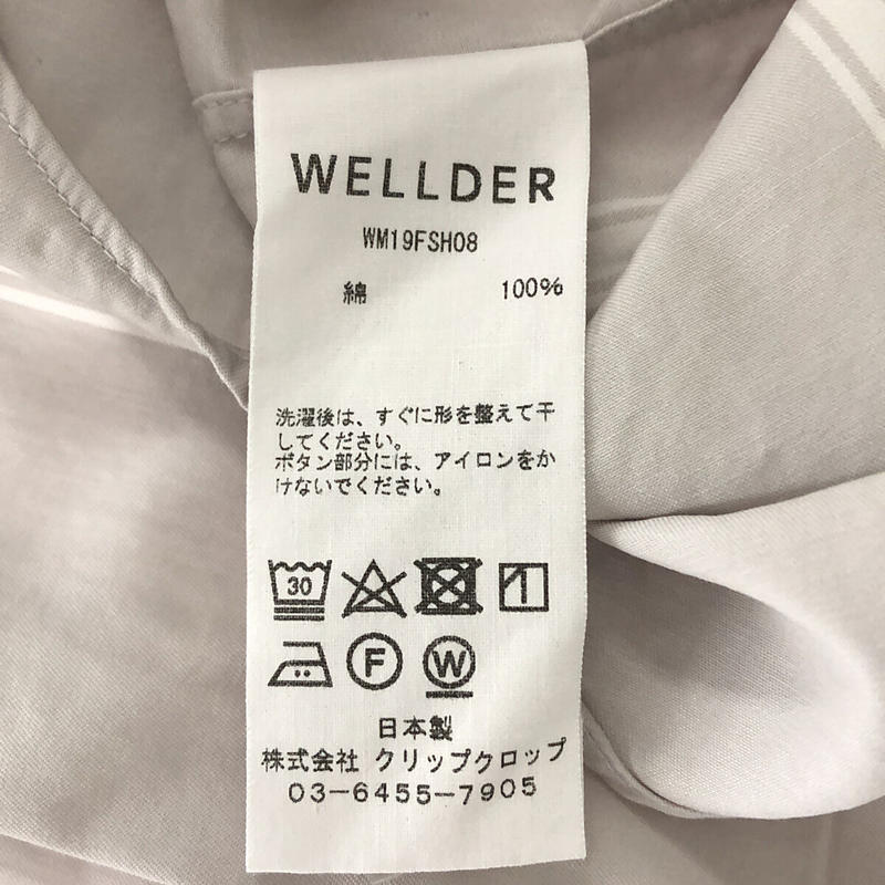 WELLDER / ウェルダー Button-Down Standard Shirt ストライプ ボタンダウン スタンダードシャツ