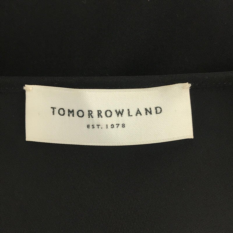 TOMORROWLAND / トゥモローランド シルクプレーティングコンビ ロングカーディガン