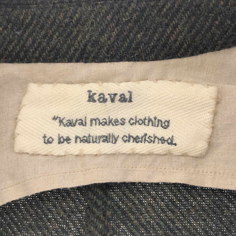kaval / カヴァル classic tailored jacket ツイード テーラードジャケット