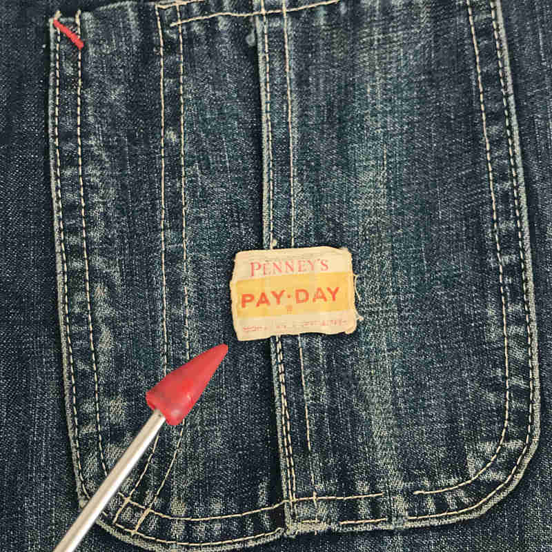 VINTAGE / ヴィンテージ 古着 1950s～ PAY DAY PENNEY'S Denim Coverall  ペイデイ ペニーズ デニム カバーオール ジャケット