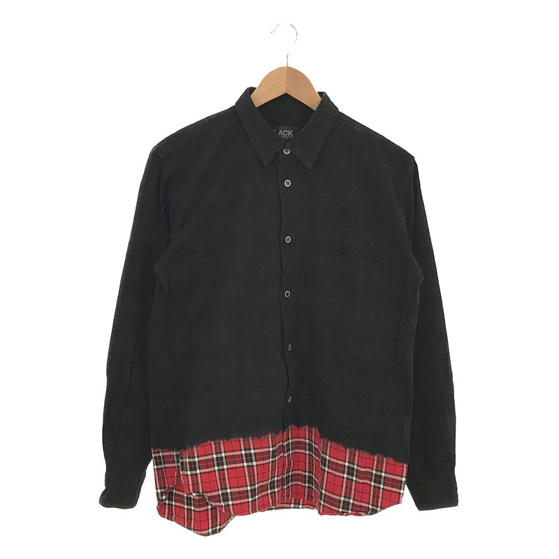 BLACK COMME des GARCONS チェック　シャツ