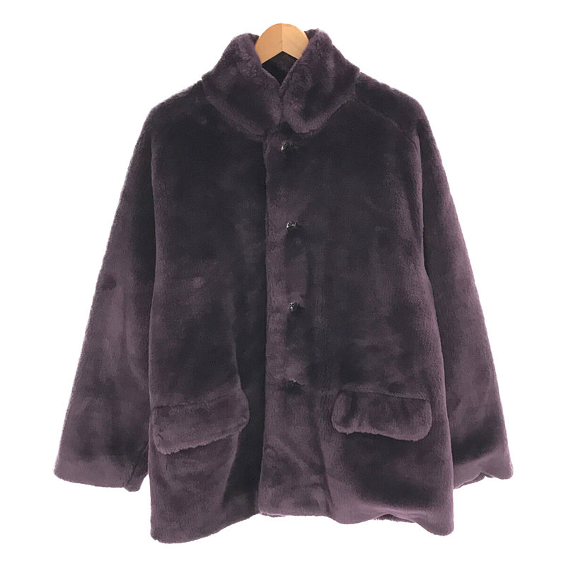 S.C. Car Coat-Faux Fur フェイク ファー スタンドカラー カー コート