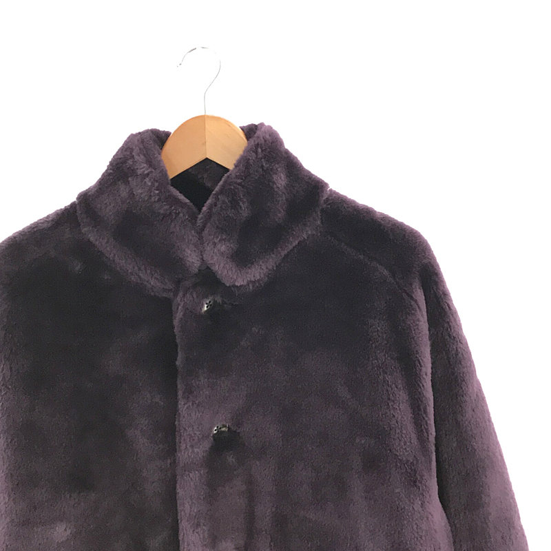 S.C. Car Coat-Faux Fur フェイク ファー スタンドカラー カー コートNeedles / ニードルス