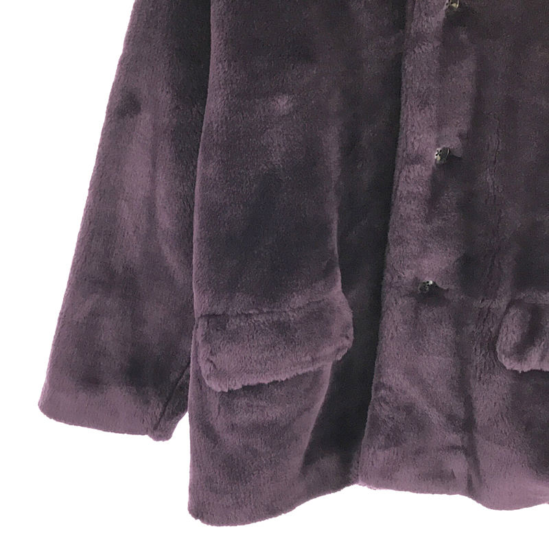 S.C. Car Coat-Faux Fur フェイク ファー スタンドカラー カー コートNeedles / ニードルス