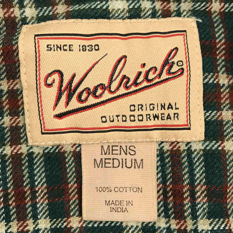 WOOLRICH / ウールリッチ 90s VINTAGE ヴィンテージ コットン チェック ボタンダウン シャツ