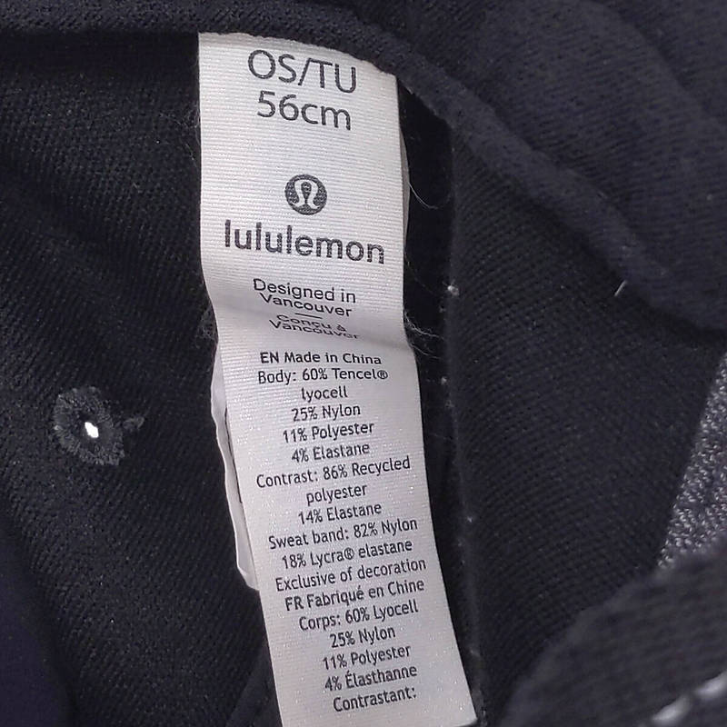 lululemon / ルルレモン テンセル リヨセル 6パネル ベースボール キャップ