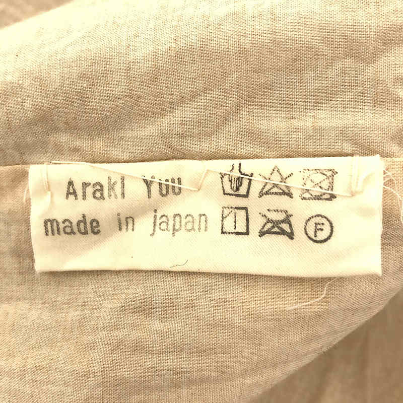 Araki yuu / アラキユウ British Wool Atelier Coat アトリエコート