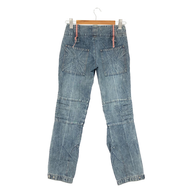 MARITHE + FRANCOIS GIRBAUD / マリテ＋フランソワ ジルボー コットン ポリエステル デニム シャトル パンツ