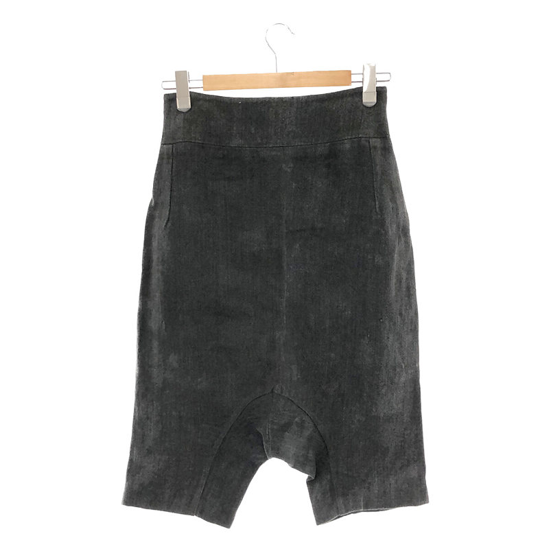 BIEK VERSTAPPEN / ビークファースタッぺン Stone Washed Hemp Trousers Short サルエルパンツ