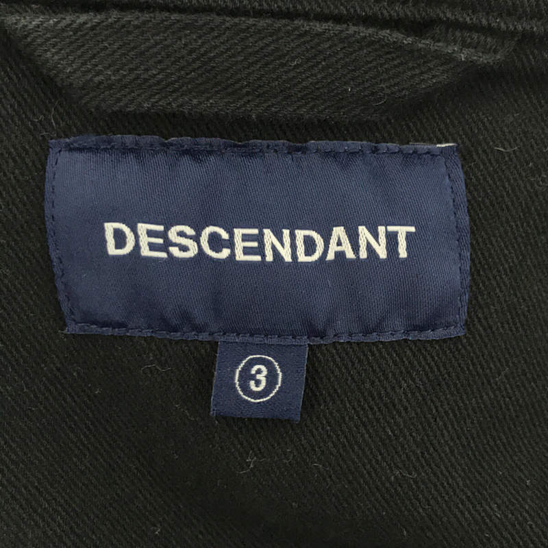 DESCENDANT / ディセンダント コットン タイダイ ブリーチ加工 CPO デニム シャツ