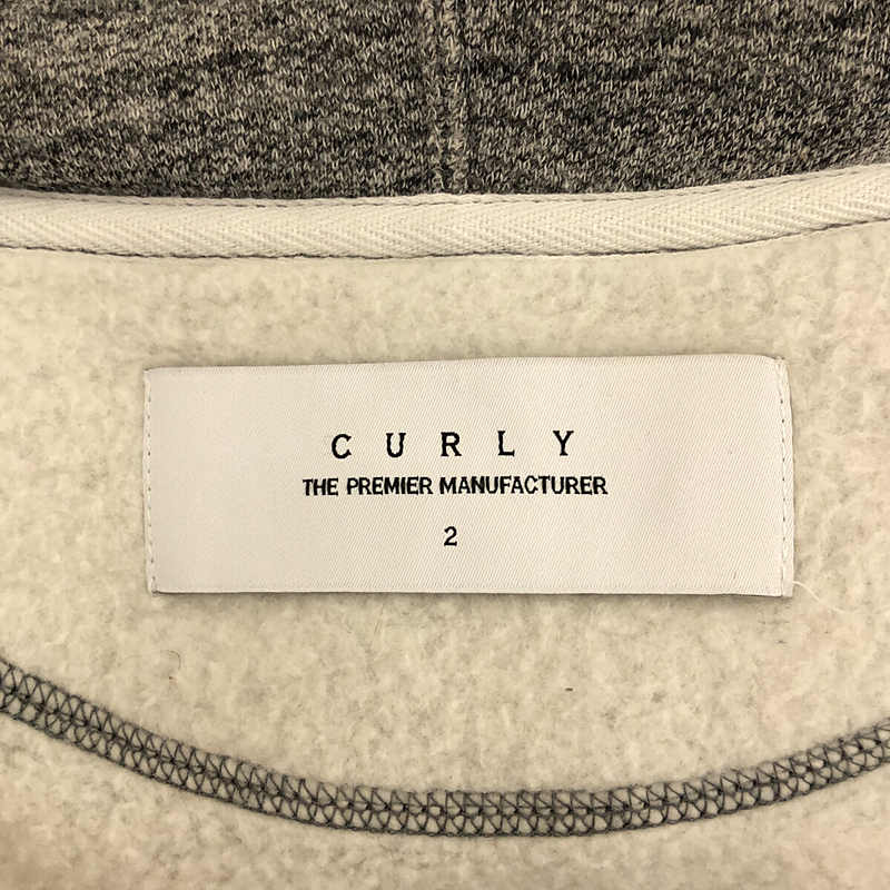 CURLY / カーリー RAFFY ZIP PARKA コットン 裏起毛 ラフィ ジップアップ パーカー