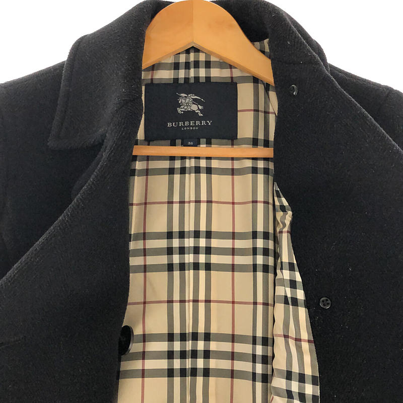 BURBERRY LONDON / バーバリーロンドン ノバチェック ウール Pコート