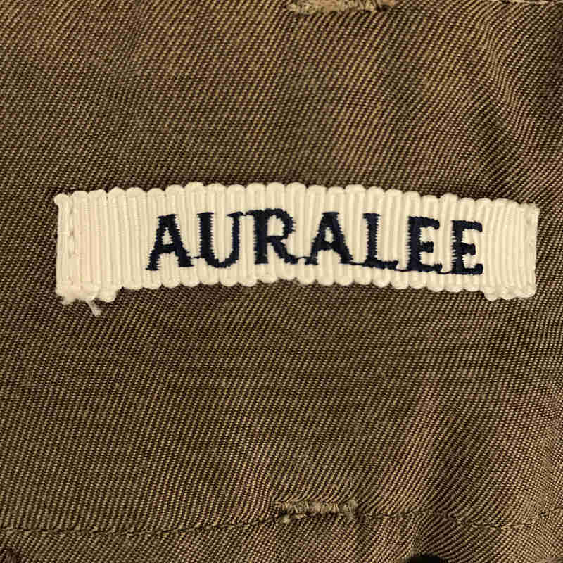 AURALEE / オーラリー 130'S LIGHT MELTON WIDE SLACKS ライトメルトンワイドスラックス パンツ