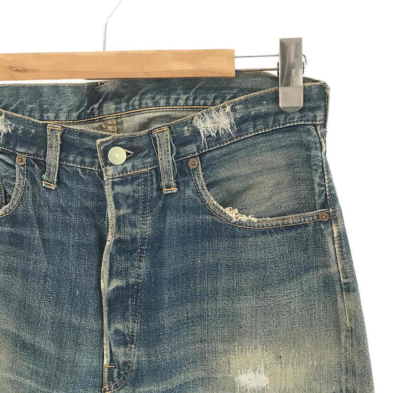 LEVI'S / リーバイス 1960s～ VINTAGE 501 BIG E 不均等V 刻印4 Vステッチ 足長R シングルステッチ ヴィンテージ セルビッチ デニム パンツ