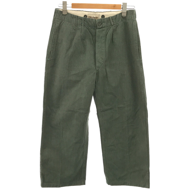 1960s～ FRISTADS SWEDISH ARMY PRISONER PANTS スウェーデン軍 サスペンダー タック プリズナーパンツ 囚人