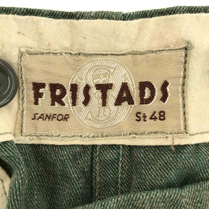 VINTAGE / ヴィンテージ 古着 1960s～ FRISTADS SWEDISH ARMY PRISONER PANTS スウェーデン軍 サスペンダー タック プリズナーパンツ 囚人