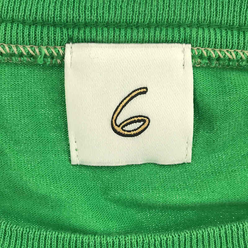 6(ROKU) / ロク COTTON BASIC LONG SLEEVE T SHIRT コットン カットソー ロンT