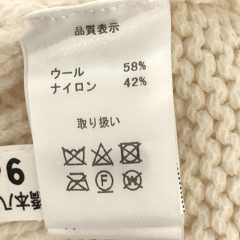 その他 Vネック 切替 ウール ニット プルオーバー セーター