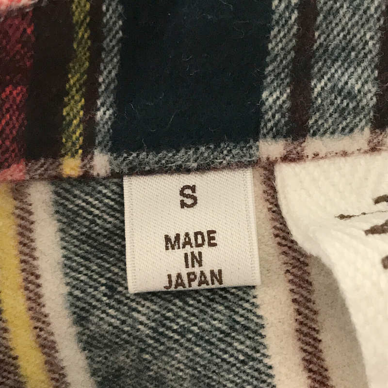 Traditional Weatherwear / トラディショナルウェザーウェア BIG TUCK-UP N/C SHT コットン フランネル タータンチェック ビッグ タック ノーカラー シャツ