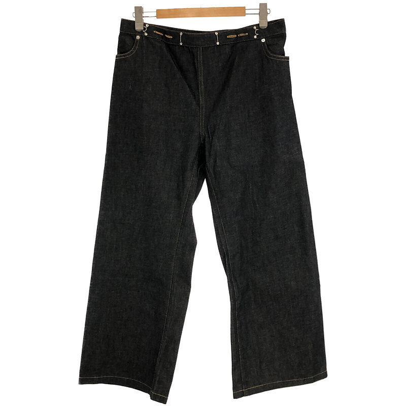 DENIM & VEGAN LEATHER BI-COLOR PANTS パンツ | ブランド古着の買取