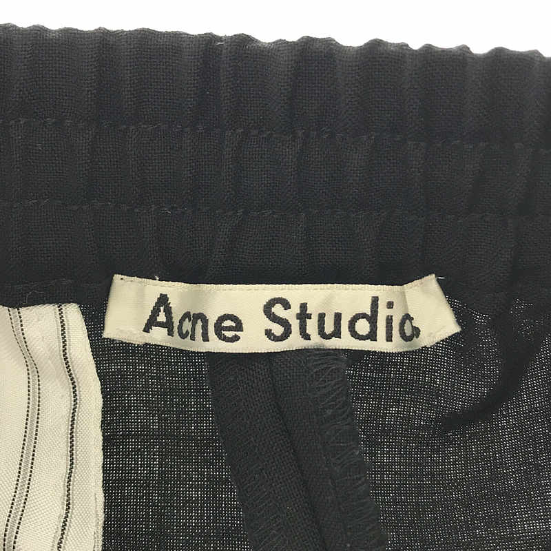 【美品】Acne Studios アクネ ウールモヘアイージーワイドスラックス