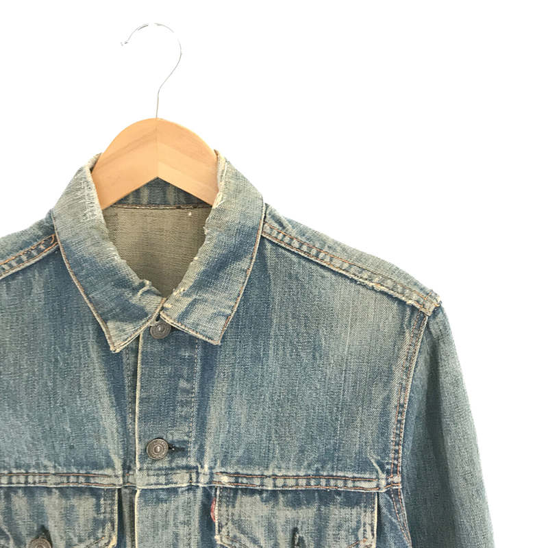 LEVI'S / リーバイス 1960s～ Vintage 557 70505 移行期 BigE Denim Jacket オレンジ 2本ステッチ ヴィンテージ トラッカー  デニム ジャケット