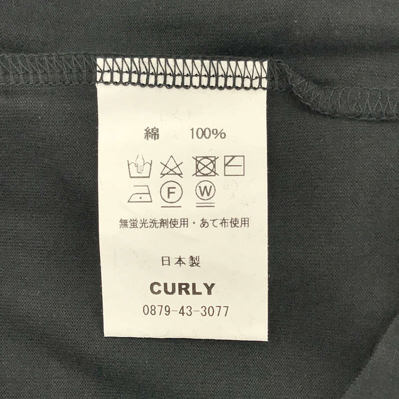 CURLY / カーリー PPM QS POCKET TEE ペルー ピマコットン 七分袖 Tシャツ カットソー