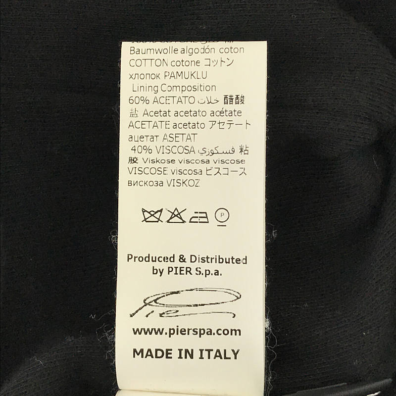 CoSTUME NATIONAL / コスチュームナショナル HOMME イタリア製 ラペル 切替 ストレッチ テーラード ジャケット