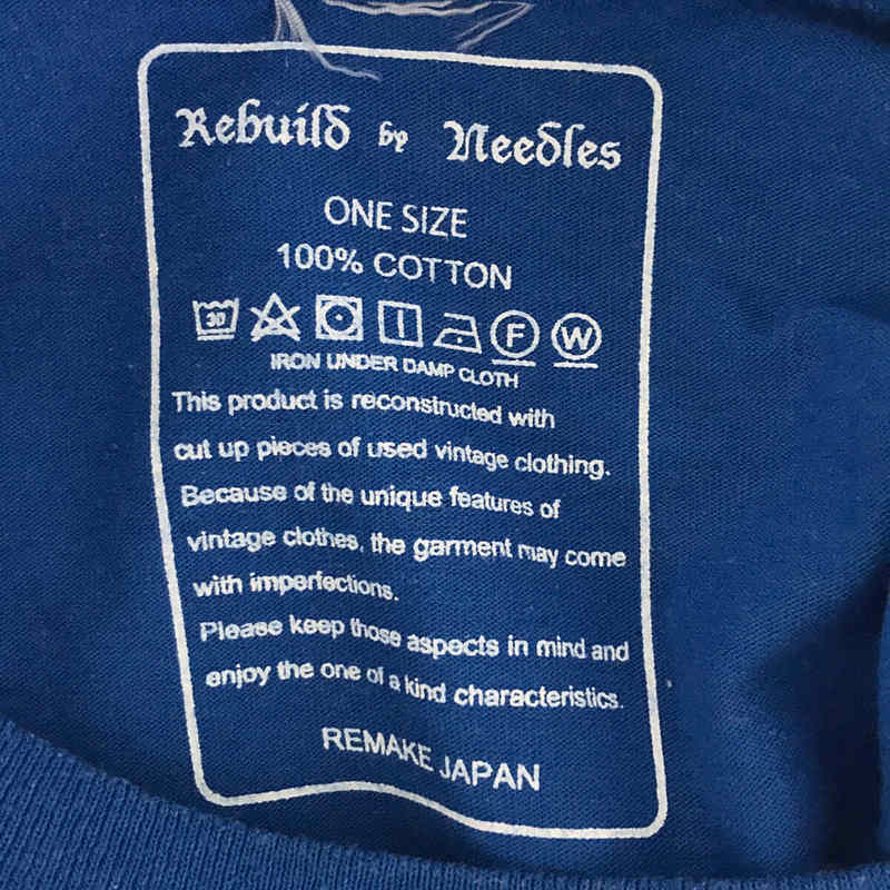 Rebuild by Needles / リビルドバイニードルス 7cut S/S T-shirt リメイク 再構築 プリントTシャツ カットソー