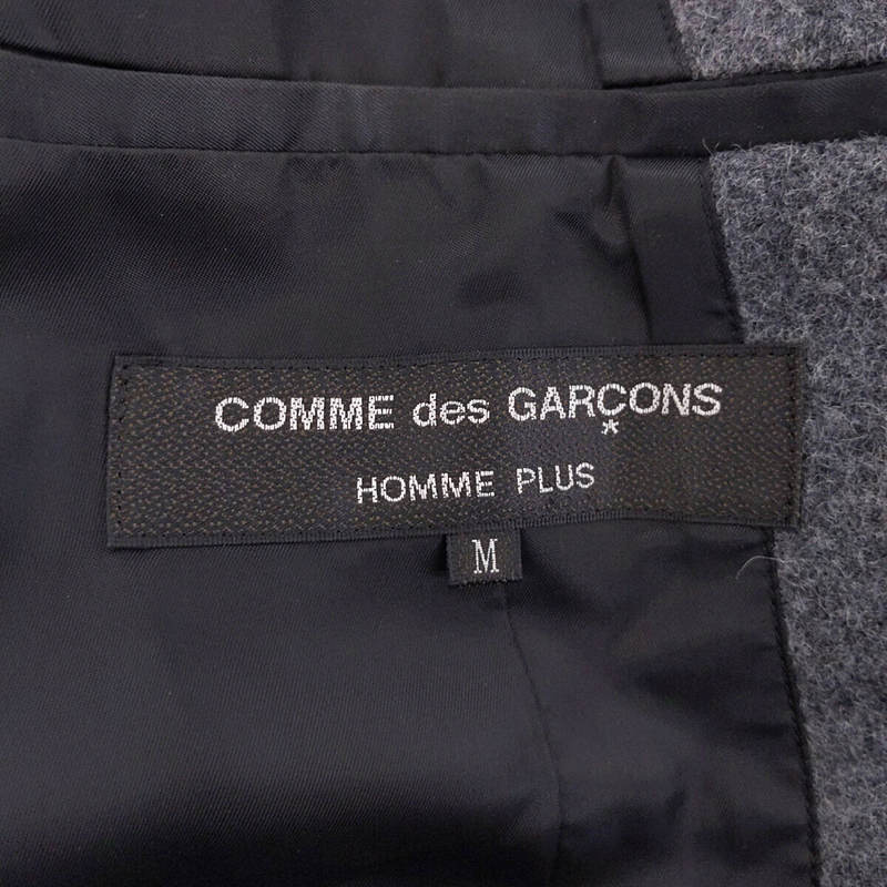 COMME des GARCONS HOMME PLUS / コムデギャルソンオムプリュス タータンチェック 切替 ウール チェスターコート