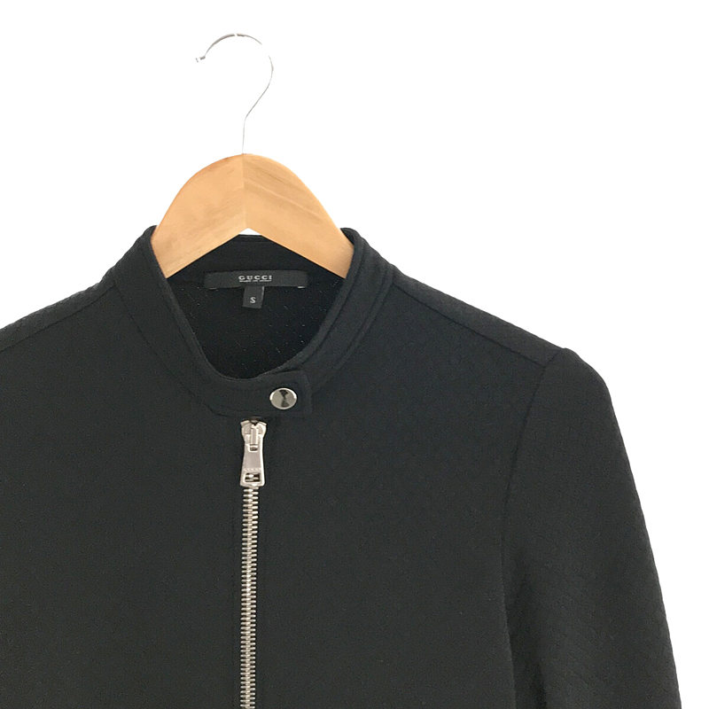 GUCCI / グッチ ナイロン キルティング シングル ライダース ブルゾン