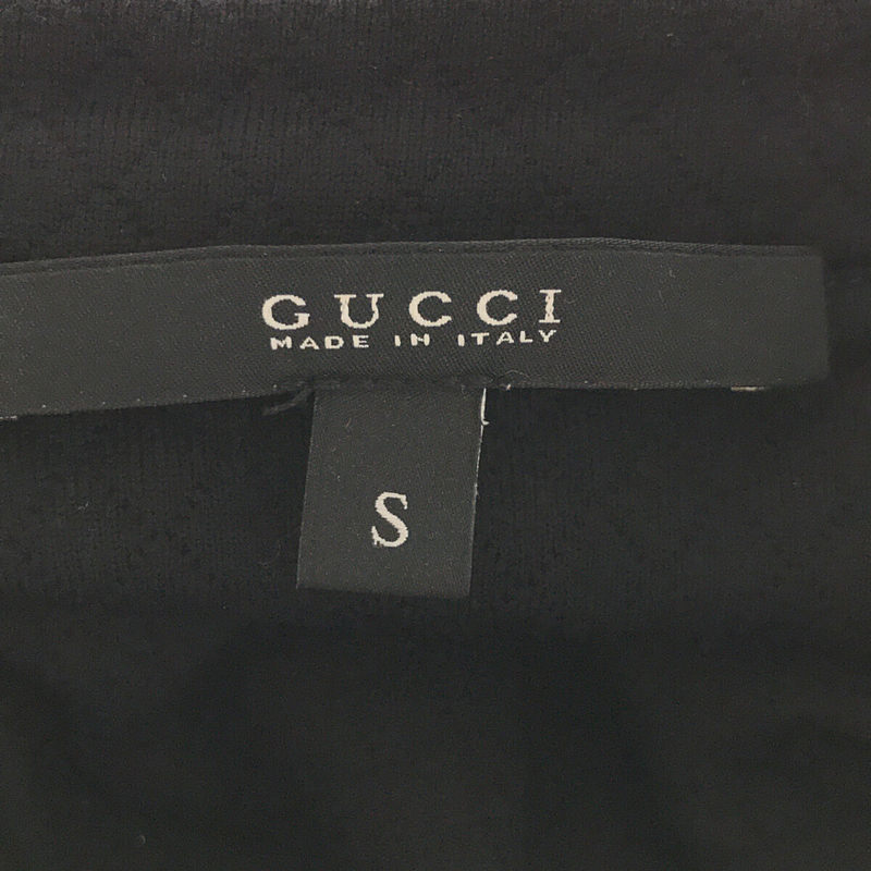 GUCCI / グッチ ナイロン キルティング シングル ライダース ブルゾン