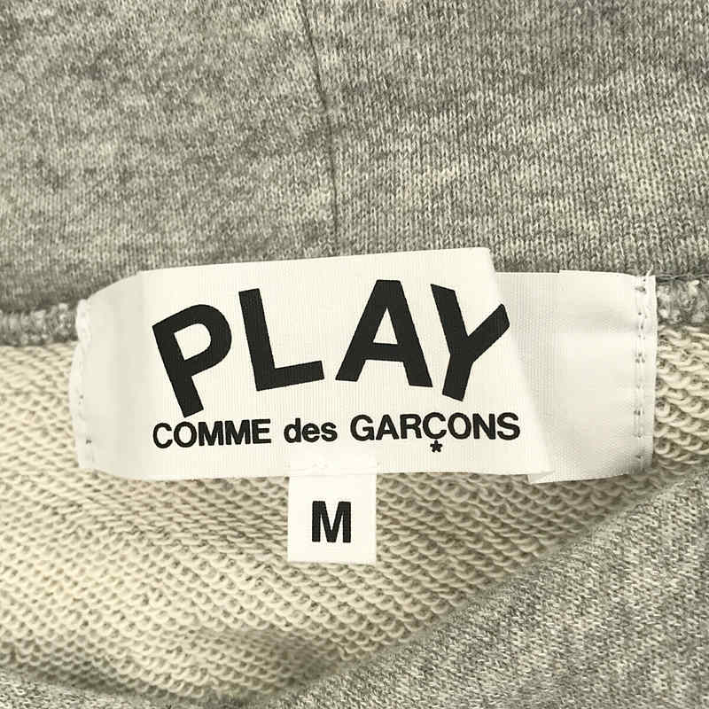 × NIKE ナイキ フロント ハートロゴ 霜降り スウェット プルオーバー パーカーPLAY COMME des GARCONS /  プレイコムデギャルソン