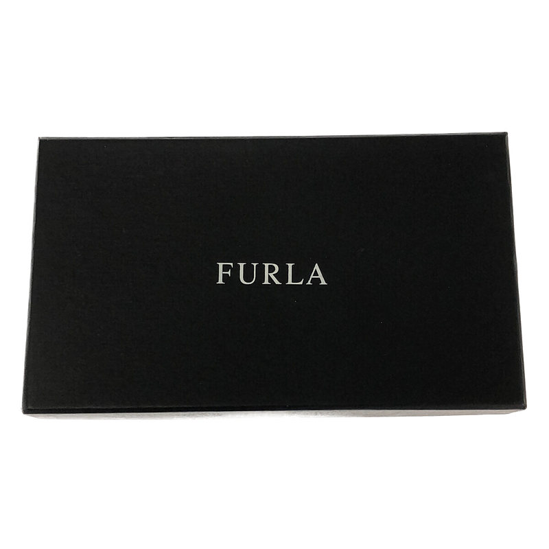 FURLA / フルラ ラウンドファスナー レザー ウォレット 長財布 箱・保存袋有