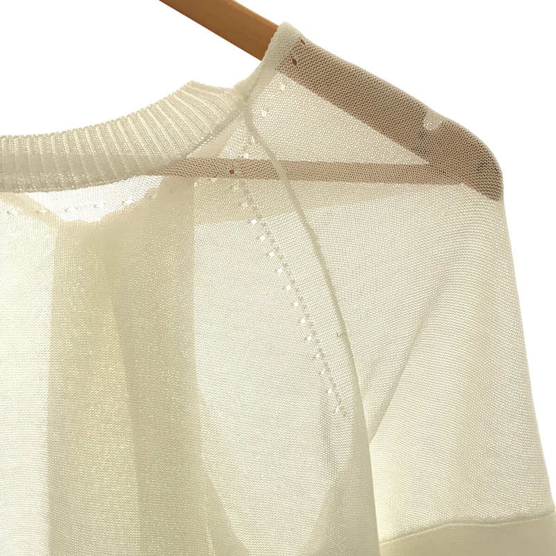 SUPPORT SURFACE / サポートサーフェス コットンブレンド シースルー プルオーバー トップス