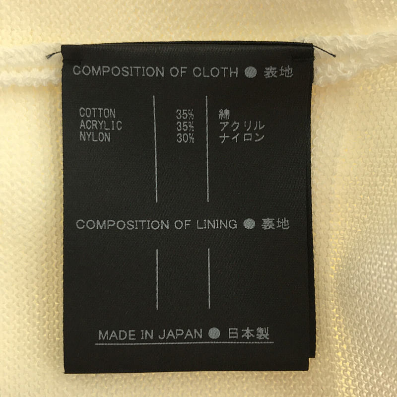 SUPPORT SURFACE / サポートサーフェス コットンブレンド シースルー プルオーバー トップス