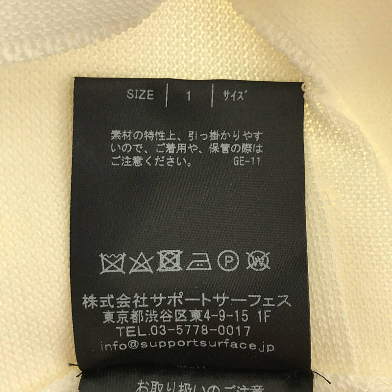 SUPPORT SURFACE / サポートサーフェス コットンブレンド シースルー プルオーバー トップス