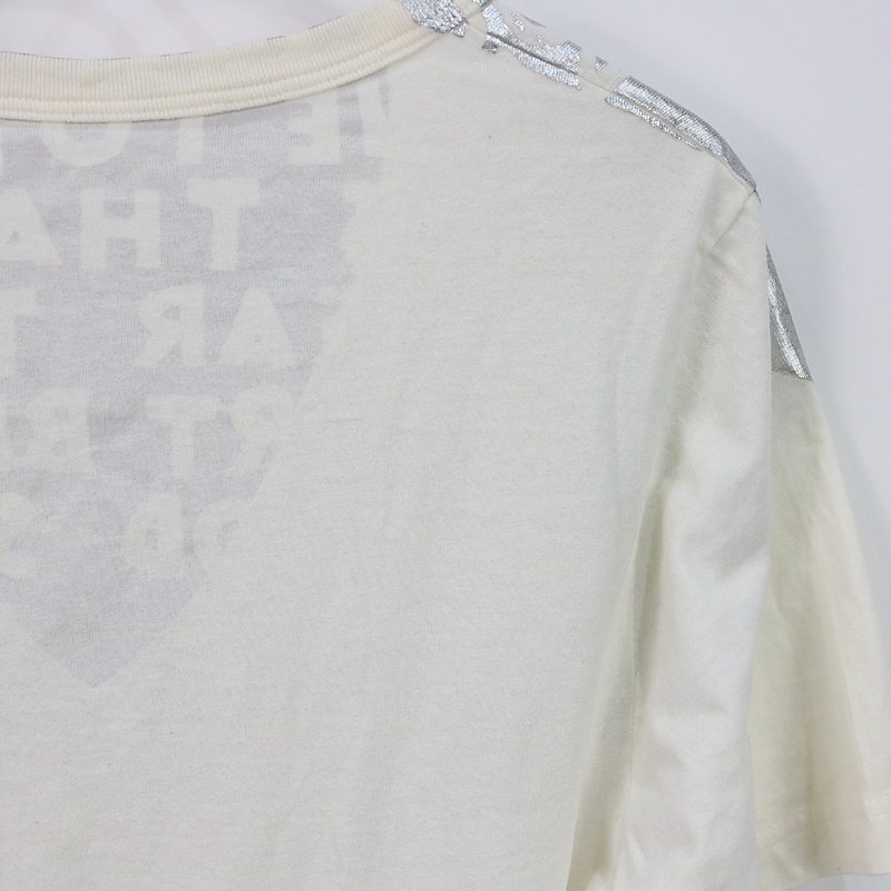 Maison Martin Margiela / メゾンマルタンマルジェラ メタリック エイズTシャツ